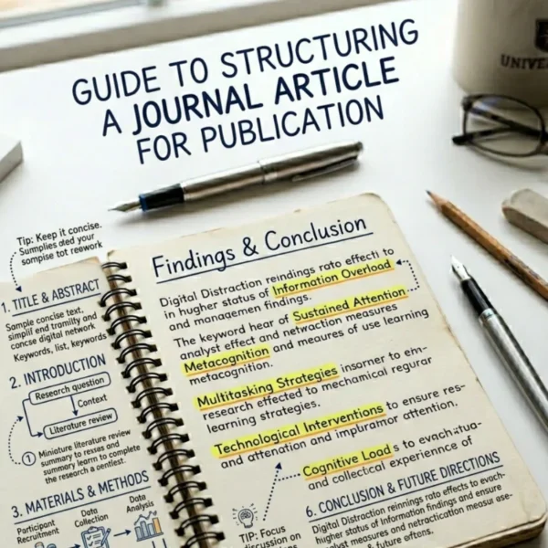 Step by Step Guide to Structuring a Journal Article for Publication