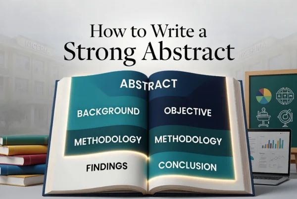 How to Write a Strong Abstract for Research Papers in Education